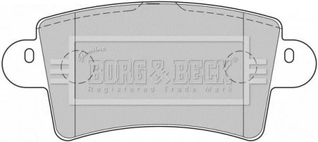 - Гальмівні колодки до дисків BORG & BECK BBP1773