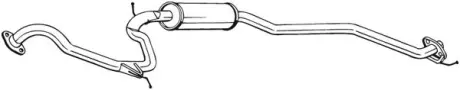 Глушник середня частина HONDA CIVIC 05- (290-011) BOSAL 290011