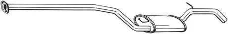 Глушник, алюм. сталь, передн. част. FORD FOCUS (10-) (291-027) BOSAL 291027