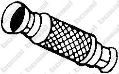 Вихлопна труба передн CITROEN C4, C4 GRAND PICASSO I, C4 I, C4 PICASSO I PEUGEOT 307, 308, 308 I 1.8-2.0ALK 11.04-12.14 BOS700-023 BOSAL 700023 (фото 1)