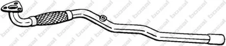 Глушник, алюм. сталь, передня частина OPEL ASTRA H 04- BOSAL 852369