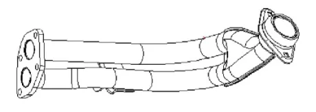 Труба з\'єднувальна вихлопної системи BOSAL BS 700-243