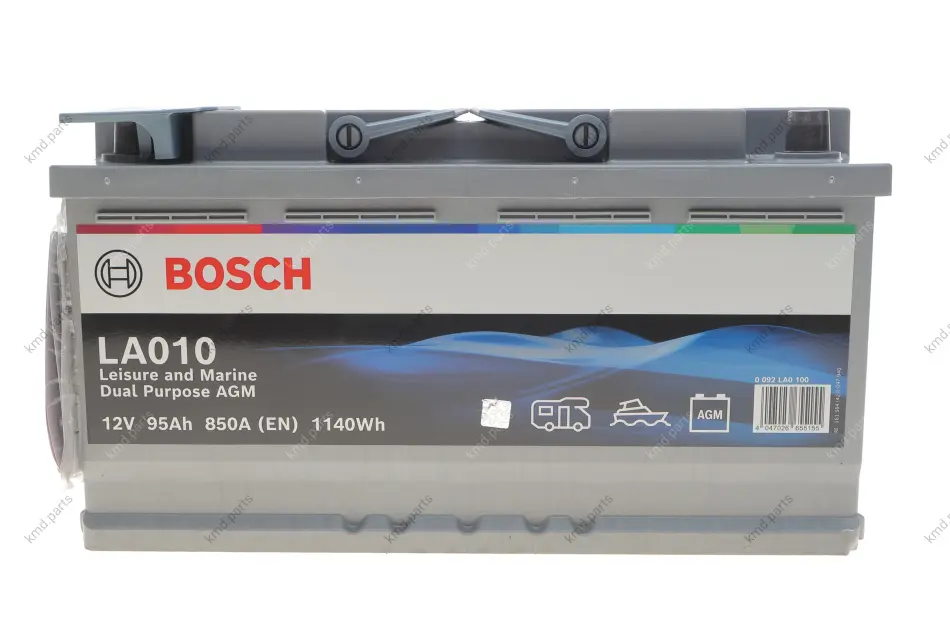 Акумулятор Bosch 12В/95Ач/850А BOSCH 0092LA0100 (фото 1)