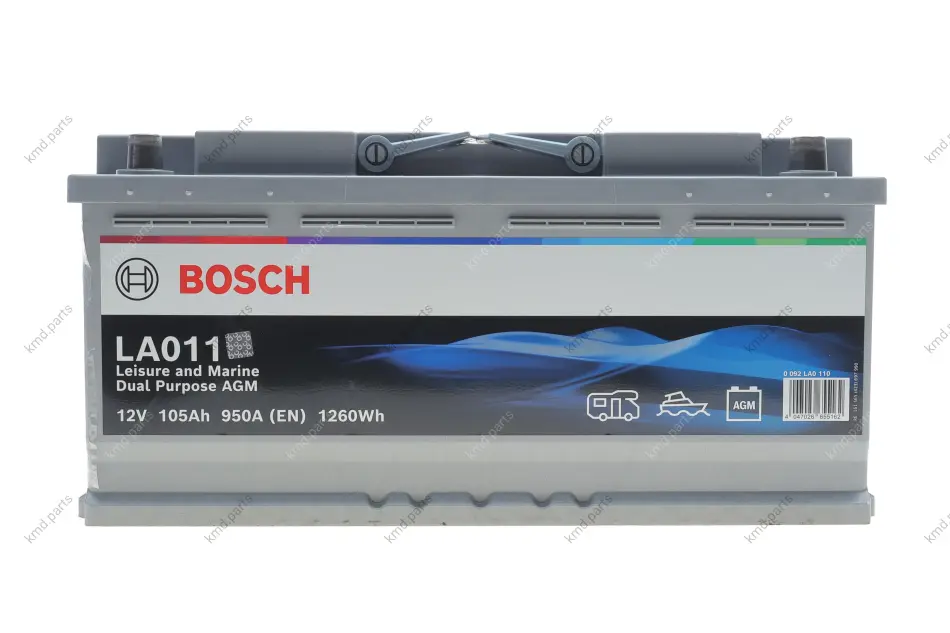 Акумулятор Bosch 12В/105/950/29,4кг BOSCH 0 092 LA0 110 (фото 1)