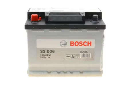 Автомобільний акумулятор S3 56Ah 480A L+ BOSCH 0 092 S30 060