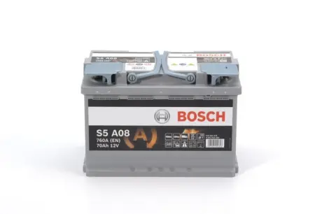 Акумулятор S5 AGM 70Ah, EN 760 правий "+" 278x175x190 (ДхШхВ) с-ма START-STOP BOSCH 0 092 S5A 080
