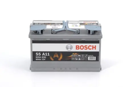 Акумулятор автомобільний S5 AGM 80Ah 800A R+ BOSCH 0 092 S5A 110