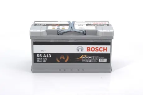 Акумулятор автомобільний S5 AGM 95Ah 850A R+ BOSCH 0 092 S5A 130