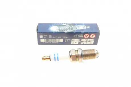 Свічка FGR7KQE0 1.6 - кратн. 10 шт ="" BOSCH 0242235715