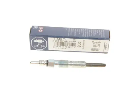 Свічка розжарювання VW/Audi 1.9/2.5TDI BOSCH 0 250 202 022