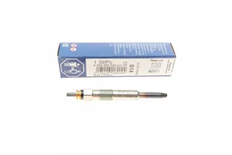 Свічка розжарювання Renault/Volvo 1.9-2.2 DI/DT/DTI/SDI 11V (M10x1/4s) BOSCH 0 250 202 025