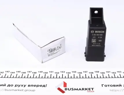 Реле свічок розжарювання Fiat Ducato 2.3/3.0D Multijet/Iveco Daily 2.8 04- BOSCH 0 281 003 039