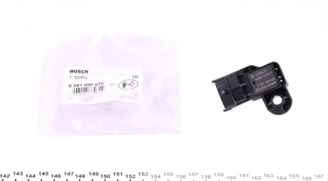 Датчик тиску наддува Opel Astra 10- BOSCH 0 281 006 076