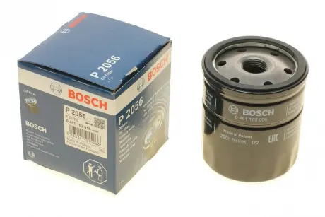 Фільтр масляний Opel 1.0-2.4i 62-00 (бензин) BOSCH 0 451 102 056