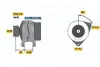 A_Генерато 14V 120A OPEL/SAAB Calibra/Omega/Vectra/900/9000 \&#039;\&#039;2,0-3,2 \&#039;\&#039;92-03 =&quot;&quot; BOSCH 0986039250 (фото 1)