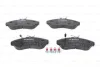Комплект гальмівних колодок передн, CITROEN JUMPER I FIAT DUCATO PEUGEOT BOXER 1.9D-2.8D 02.94-09.09 0 986 424 031 BOSCH 0986424031 (фото 7)