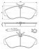 Комплект гальмівних колодок передн, CITROEN JUMPER I FIAT DUCATO PEUGEOT BOXER 1.9D-2.8D 02.94-09.09 0 986 424 031 BOSCH 0986424031 (фото 8)