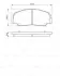 Колодки гальмівні дискові DAIHATSU Rocky/Rugger \&#039;\&#039;F \&#039;\&#039;2.2-2.8 \&#039;\&#039;93-02 =&quot;&quot; BOSCH 0986424297 (фото 1)