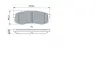 Колодки гальмівні (задні) Mitsubishi Pajero IV 06-/Toyota Land Cruiser 84- BOSCH 0 986 424 313 (фото 5)
