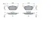 Колодки гальмівні (передні) VW Caddy 03- (вушка вверх) BOSCH 0 986 424 364 (фото 5)