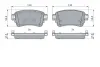 Колодки гальмівні дискові CITROEN/PEUGEOT Jumpy/Expert &quot;R &quot;16&gt;&gt; =&quot;&quot; BOSCH 0986424437 (фото 8)