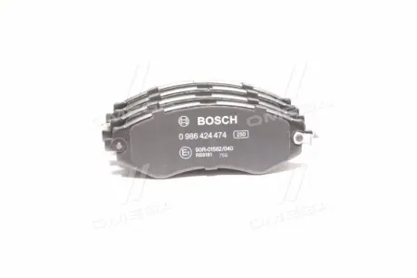 Колодки гальмівні дискові CHEVROLET/DAEWOO Nubira \'\'1.6i-1.8i \'\'>>05 ="" BOSCH 0986424474