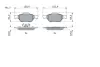 Колодки гальмівні дискові FORD/MAZDA Fiesta/Fusion/121 \&#039;\&#039;F \&#039;\&#039;1.25-1.6 \&#039;\&#039;&gt;&gt;02 =&quot;&quot; BOSCH 0986424558 (фото 5)