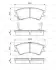 Комплект гальмівних колодок 0 986 424 575 BOSCH 0986424575 (фото 8)