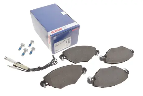 Колодки гальмівні (передні) Citroen C5 01- (з датчиком) BOSCH 0 986 424 582