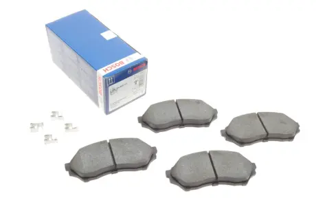 Колодки гальмівні дискові MAZDA 323 1.3i,1.5i,1.6i -03 ="" BOSCH 0986424610