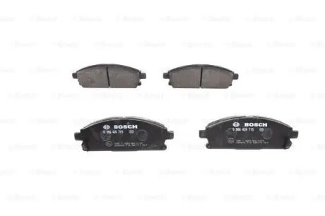 Колодки гальмівні (передні) Nissan X-Trail 01-13/Pathfinder 95-05 BOSCH 0 986 424 715