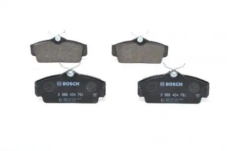 Гальмівні колодки дискові ROBERT BOSCH 0986424781