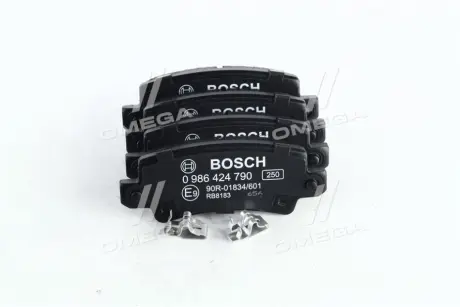 Колодки гальмівні дискові TOYOTA Corolla \'\'1.4i,1.6i 16V \'\'>>02 ="" BOSCH 0986424790