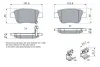 Колодки гальмівні дискові TOYOTA Avensis/Corolla/Verso \&#039;\&#039;R \&#039;\&#039;&gt;&gt;06 =&quot;&quot; BOSCH 0986424798 (фото 5)