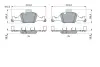 Колодки гальмівні (передні) BMW 3 (G20-21/G80-81)/X3-X6 18-/5 (G30/G31/F90)/6 (G32)/7 (G11/G12) 15- BOSCH 0 986 424 849 (фото 5)