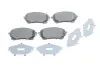 Комплект гальмівних колодок з 4 шт. дисків BOSCH 0986424898 (фото 1)