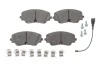 Колодки гальмівні (передні) Audi A3 20-/VW Golf VIII 19-/Tiguan/Arteon 20- (+датчик) BOSCH 0 986 460 162 (фото 1)