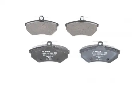 Колодки гальмівні (передні) Audi A4 95-01/VW Golf III/IV -02/Caddy II -04 BOSCH 0 986 460 944