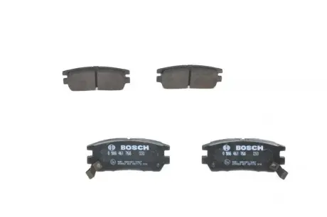Колодки гальмівні (задні) Mitsubishi Pajero 90-01/ L400 94-05 BOSCH 0 986 461 768