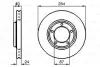 Диск гальмівний передн Лів/Прав HYUNDAI H-1, H-1 / STAREX 2.4/2.5D 06.97-12.07 0 986 478 663 BOSCH 0986478663 (фото 1)