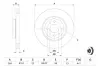 Диск гальмівний ALFA ROMEO/CITROEN/FIAT/LANCIA/PEUGEOT \&#039;\&#039;F =&quot;&quot; BOSCH 0986478810 (фото 5)