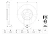 Диск гальмівний FORD/VOLVO Focus/C-Max/Kuga/Volvo/C30/C70/S40/ V50 \&#039;\&#039;F =&quot;&quot; BOSCH 0986479173 (фото 5)