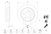 Диск гальмівний MB A150-200 W169/B150-200 W245 \'\'R ="" BOSCH 0986479235 (фото 5)