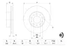 Диск гальмівний CITROEN/FIAT/PEUGEOT Jumper/Ducato/Boxer "F D=279mm "06>> ="" BOSCH 0986479313 (фото 5)