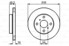 Диск гальмівний передн лів/прав TOYOTA ECHO, PLATZ, VIOS / SOLUNA VIOS, YARIS 1.0-1.5 04.99-01.08 0 986 479 B92 BOSCH 0986479B92 (фото 6)