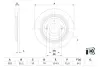Диск гальмівний HYUNDAI/KIA Tucson/Sportage \&#039;\&#039;R \&#039;\&#039;15&gt;&gt; =&quot;&quot; BOSCH 0986479E46 (фото 5)