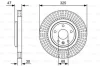 Диск тормозной BOSCH 0 986 479 W52 (фото 1)