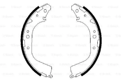 Барабаннi колодки BOSCH 0986487414