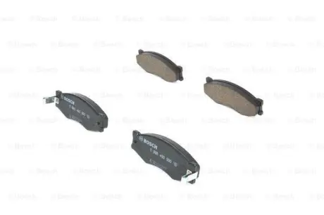 Колодки гальмівні (передні) Nissan Navara/Pick Up 2.4 97- BOSCH 0 986 490 990