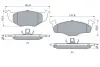 Колодки гальмівні дискові SEAT Arosa/SKODA Fabia/VW Polo/Lupo -07 =&quot;&quot; BOSCH 0986494005 (фото 5)